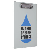 Stijlvolle blauwe val voor project nodig klembord (Rechts)