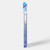 Stijlvolle Blauwe Witte Mykonos Griekenland Waterv Case-Mate iPhone Case (Achterkant / Links)