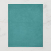 Stijlvolle Blauwgroen groene dandelion Flyers (Achterkant)