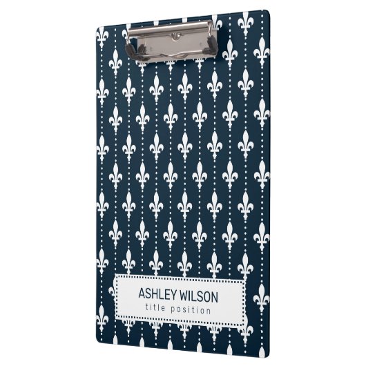 Stijlvolle bloemblaadjes klembord (Links)