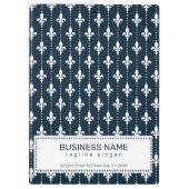 Stijlvolle bloemblaadjes klembord (Achterkant)