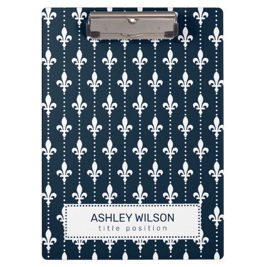 Stijlvolle bloemblaadjes klembord (Voorkant)