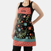 Stijlvolle Bloemen Vrouwen Bloemen Schort