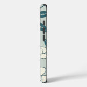 Stijlvolle bloemen witte bloem botanische patroon Case-Mate iPhone case (Achterkant / Links)