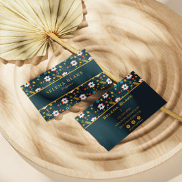 Stijlvolle bloemenelegantie | Modern Chic Visitekaartje