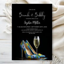 Stijlvolle bloemige stiletto schoenen brunch en bu