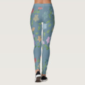 Stijlvolle bloemrijke Girly Leggings (Achterkant)