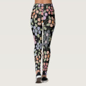 Stijlvolle, blote zwarte Leggings (Achterkant)