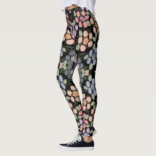 Stijlvolle, blote zwarte Leggings (Links)