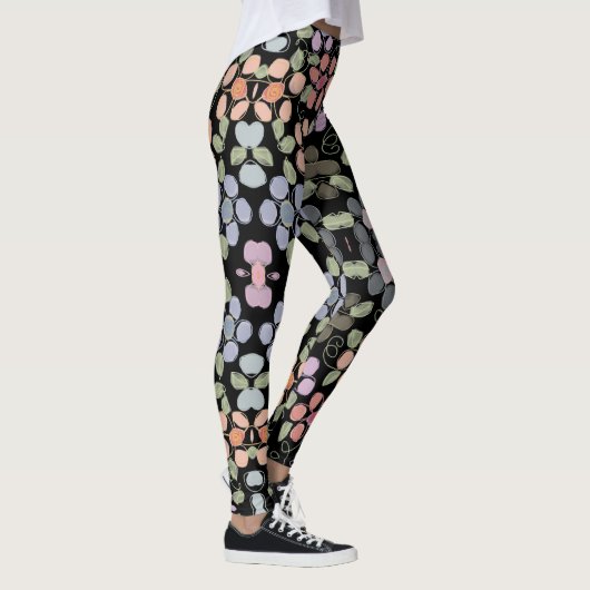 Stijlvolle, blote zwarte Leggings (Rechts)