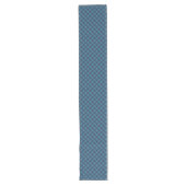 Stijlvolle Blue Check Table Runner voor Interieurs Lange Tafelloper (Voorkant)