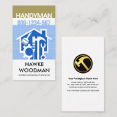 Stijlvolle Blue Home Repair Tools Visitekaartje (Voorkant / Achterkant)