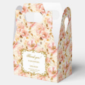 Stijlvolle Blush Gold Boho Wedding Favoriet Box Ke Bedankdoosjes (Geopend)