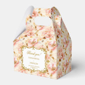 Stijlvolle Blush Gold Boho Wedding Favoriet Box Ke Bedankdoosjes (Voorkant Zijde)