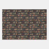 Stijlvolle boekliefhebber - Dark Academia Inpakpapier Vel (Voorkant 3)