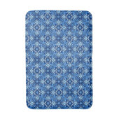 Stijlvolle Boho geometrische bloemenpatroon Badmat (Voorkant Verticaal)