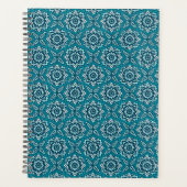 Stijlvolle Boho geometrische bloemenpatroon Planner (Voorkant)