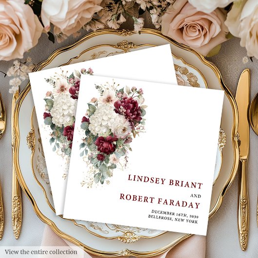 Stijlvolle Boho Merlot Blush Salie Gouden Rozen Br Servet