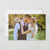 Stijlvolle Boho Patroon Wedding Dank u kaarten (Achterkant)