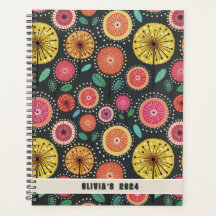 Stijlvolle Boho Scandinavische Bloemenplanner