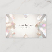 Stijlvolle Bokeh Modern en Elegant Event Planner Visitekaartje (Voorkant)