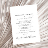 Stijlvolle boog foto bruiloft receptie save the date