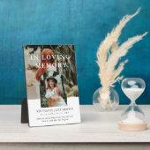 Stijlvolle boog-foto-collage ter liefdevolle herin fotoplaat (Zijkant)