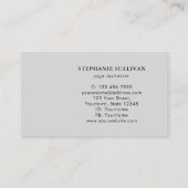 Stijlvolle Boom van het Leven Yoga Instructeur Visitekaartje (Achterkant)