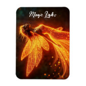 Stijlvolle bos pixie schattig vuur lichtgevende pr magneet (Verticaal)