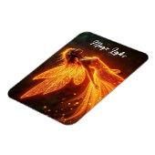 Stijlvolle bos pixie schattig vuur lichtgevende pr magneet (Linkerzijde)