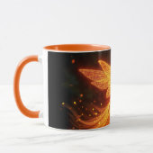 Stijlvolle bos pixie schattig vuur lichtgevende pr mok (Links)