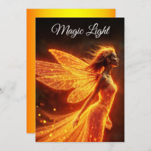 Stijlvolle bos pixie schattig vuur lichtgevende pr