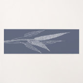 Stijlvolle botanische bladeren minimalistisch mari yogamat (Voorkant (horizontaal))