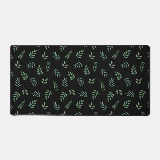 Stijlvolle Botanische Leaf Print Desk Mat voor Wor (Voorkant)