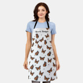 Stijlvolle botanische monarch Butterflies Whimsica Schort (Gedragen)