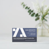 Stijlvolle bouwplaats voor A-Lijst bouwconstructie Visitekaartje (Staand voorkant)