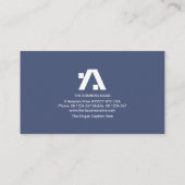 Stijlvolle bouwplaats voor A-Lijst bouwconstructie Visitekaartje (Achterkant)