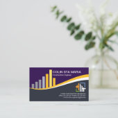 Stijlvolle bouwrebar — civiele ingenieur visitekaartje (Staand voorkant)