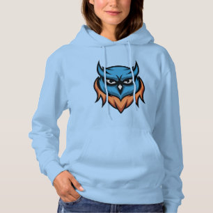 Stijlvolle Boze Uil Dames Hoodie