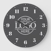 Stijlvolle Branded Bedrijf Business Logo Promotion Grote Klok (Voorkant)