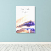 Stijlvolle brick Grungy Mountains Painting Canvas Afdruk (Insitu (Houten vloer))