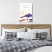 Stijlvolle brick Grungy Mountains Painting Canvas Afdruk (Insitu (Slaapkamer))