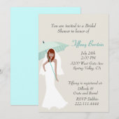 Stijlvolle Bridal Shower Invitation Kaart (Voorkant / Achterkant)