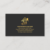 Stijlvolle brief E-elektriciënerservice Visitekaartje (Achterkant)