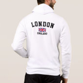 Stijlvolle Britse vlag Londen Printed Mannen Hoodie (Achterkant)