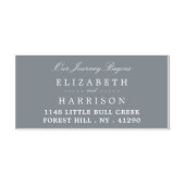 Stijlvolle bruid & bruidegom  zelfinktende stempel (Design)