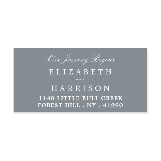 Stijlvolle bruid & bruidegom  zelfinktende stempel (Design)