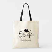 Stijlvolle bruid Elegante huwelijken Tote Bag (Achterkant)