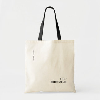 Stijlvolle bruidsmeisjes canvas tas