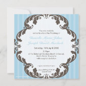 STIJLVOLLE BRUILOFT UITNODIGINGEN:: flourish delux Kaart (Achterkant)